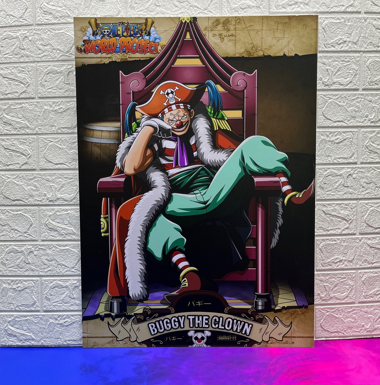 Постер Багги - One Piece (5 мм) - фото 1 - id-p113456507