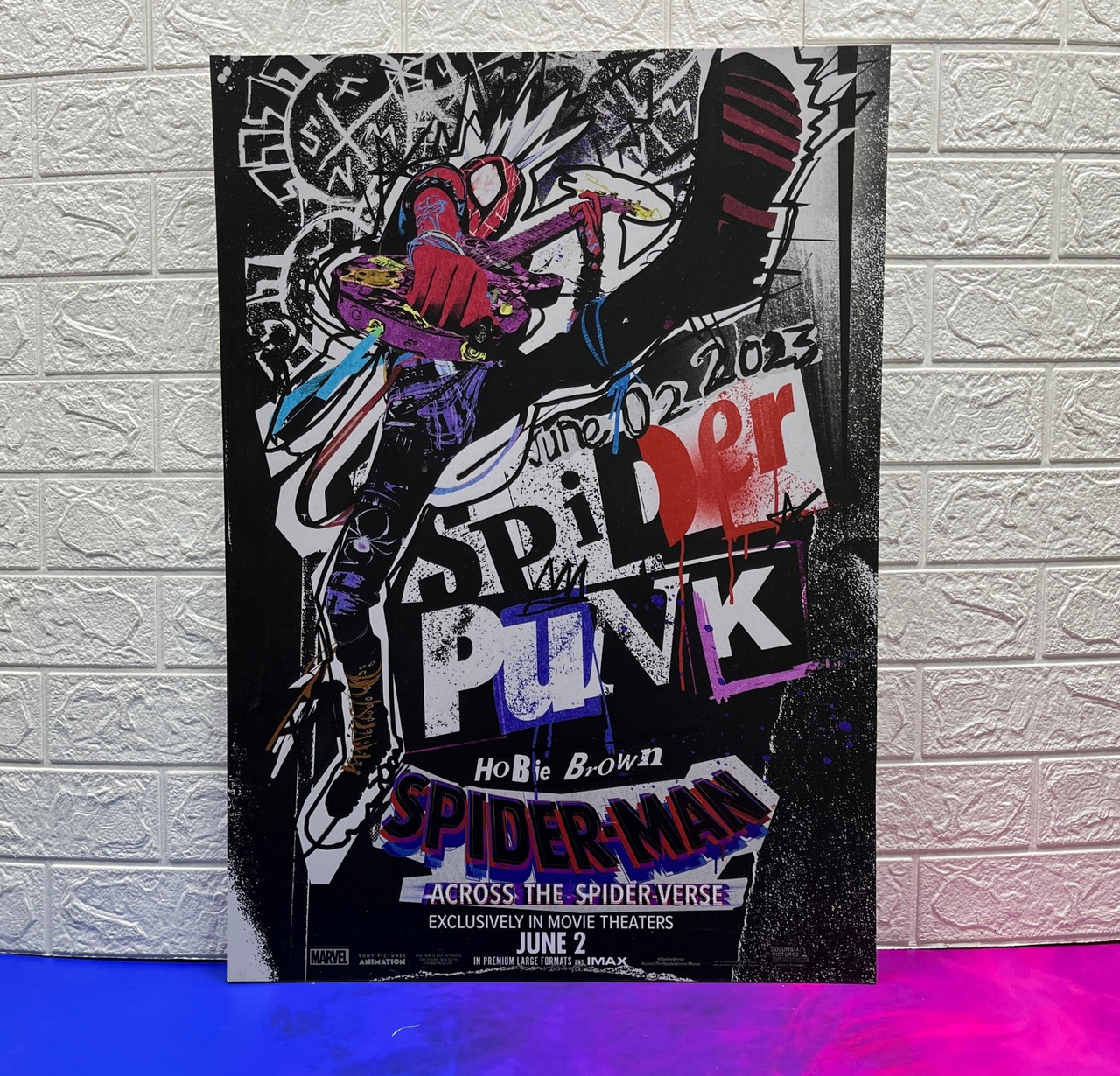 Постер Паук-панк - Spider-Punk (второй вид) 5 мм - фото 1 - id-p110045418