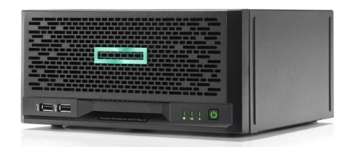 Сервер HP Enterprise/ProLiant MicroServer Gen10+ v2/1/Xeon/E-2314/2,8 GHz/16 Gb/S100i/0,1,5,10/No ODD/180W Ext - фото 1 - id-p113456736