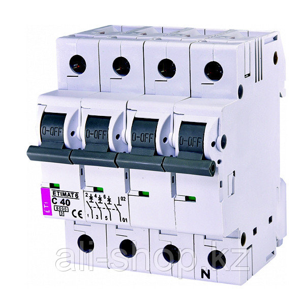 Автоматический выключатель ETIMAT 6 3p+N C40 - фото 1 - id-p113456883