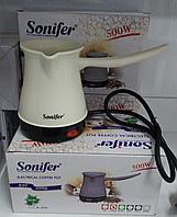 Кофеқайнатқыш-турка электр Sonifer SF-3503, ақ
