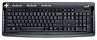 Клавиатура "Genius KB-350 Desktop Keyboard With Palm Rest,Multimedia,eng / rus / kaz,Black&Silver,USB"