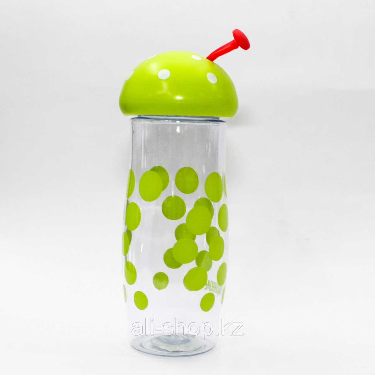Эко бутылка для воды "Грибочек", 0,4 л, зеленая - фото 1 - id-p113459748