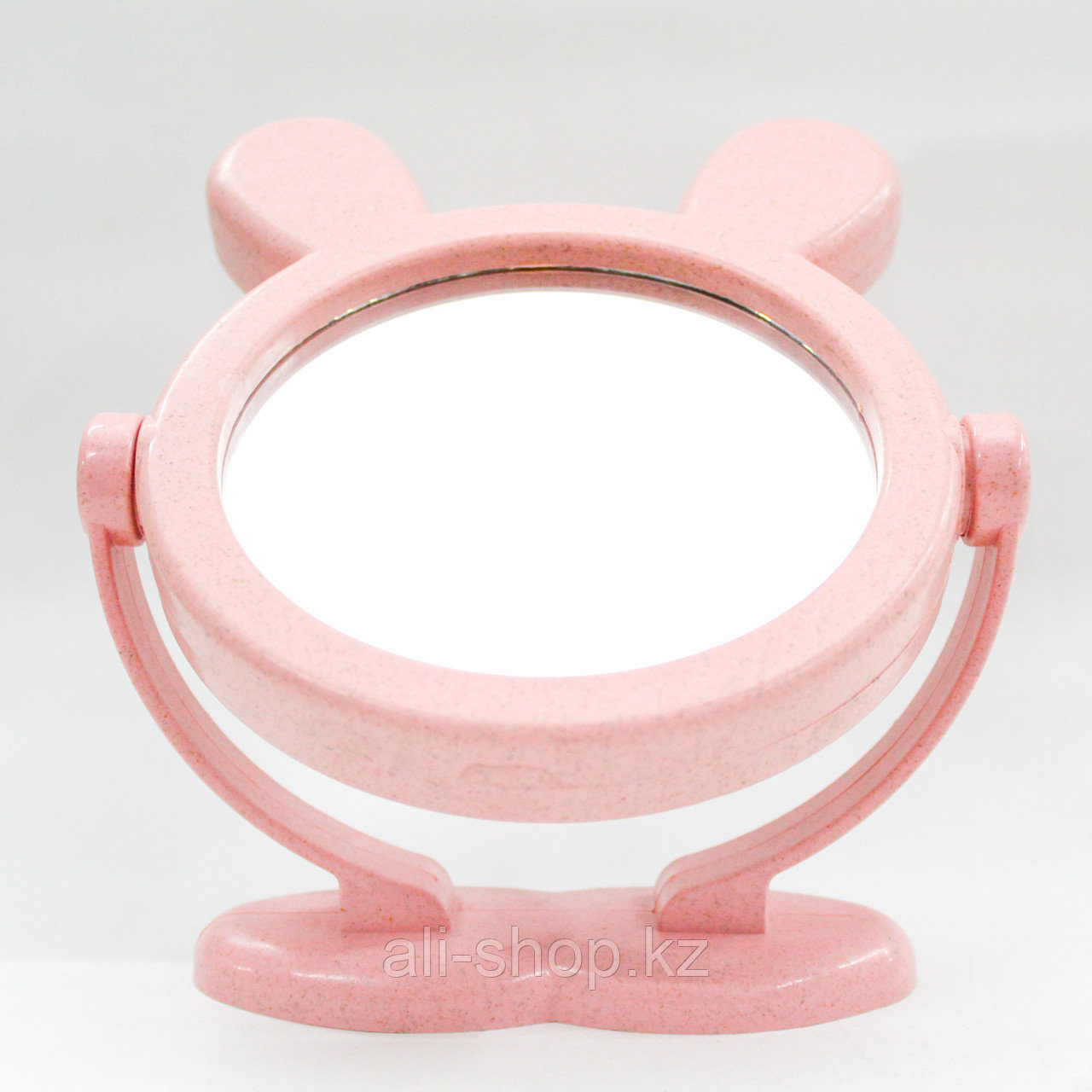 Косметическое зеркало, двухстороннее, розовое, 17 см - фото 1 - id-p113461668