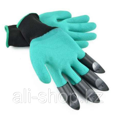 Садовые перчатки с когтями Garden Genie Gloves - фото 1 - id-p113461808