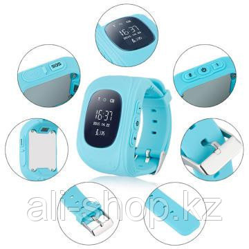 Детские часы GPS трекер Smart Baby Watch Q50 - синие - фото 2 - id-p113461868