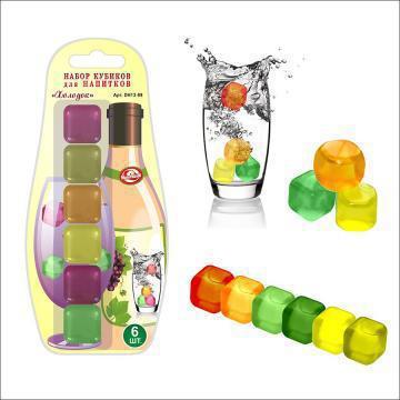 Многоразовые кубики для напитков - Холодок, 6 шт - фото 1 - id-p113461897