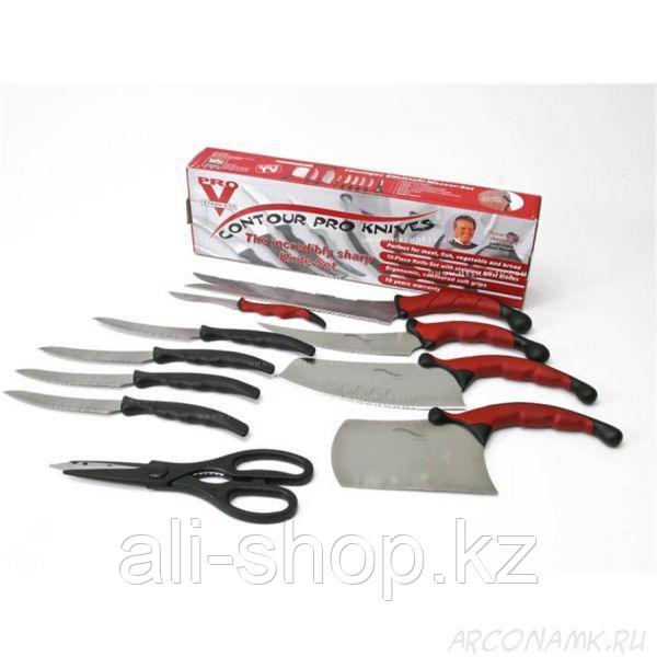 Набор кухонных ножей Contour Pro - с держателем - фото 6 - id-p113462266