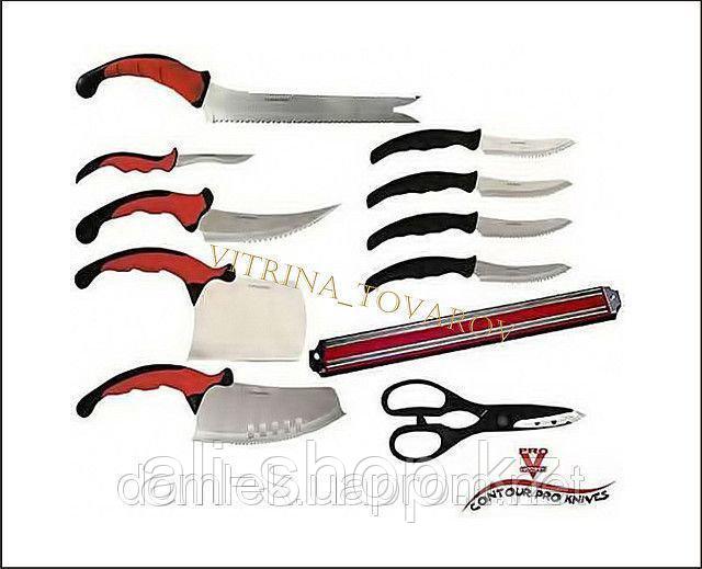 Набор кухонных ножей Contour Pro - с держателем - фото 8 - id-p113462266