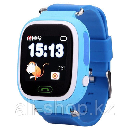 Smart Baby Watch Q80 - умные детские часы с GPS, голубые - фото 1 - id-p113462974