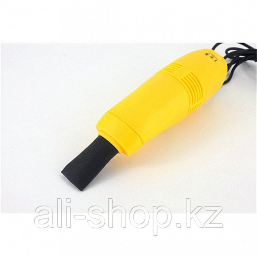 Мини пылесос для клавиатуры от USB (желтый) - фото 7 - id-p113462487