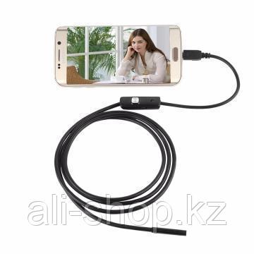 Камера - гибкий эндоскоп USB (Micro USB), 5м, Android/PC - фото 1 - id-p113462991