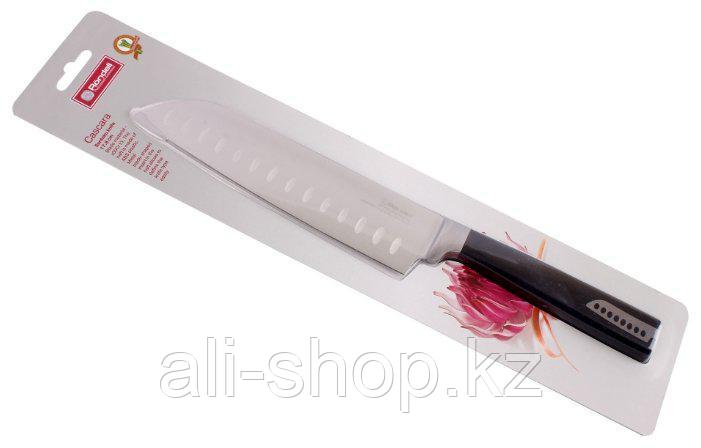 Нож RONDELL Santoku 17,8 см Cascara - фото 4 - id-p113463420