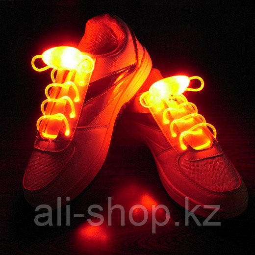 Шнурки с LED-подсветкой (цвет желтый) - фото 6 - id-p113463123