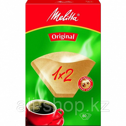 Фильтры бумажные для заваривания кофе Melitta коричневого цвета 1:2 - фото 1 - id-p113463157