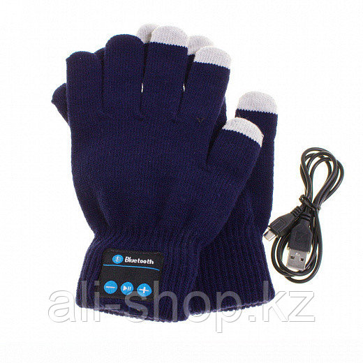 Bluetooth перчатки, черные - фото 1 - id-p113463525