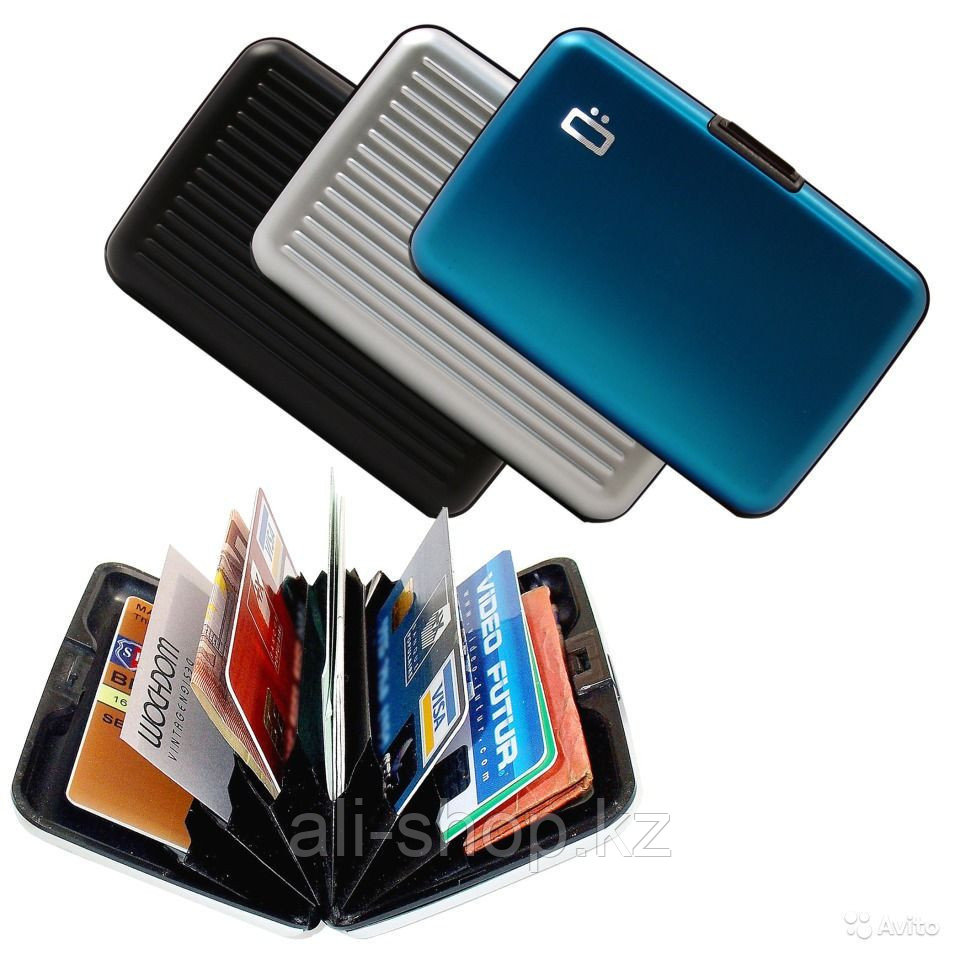 Alluma Wallet -защитный бокс кредитных карт, микс - фото 6 - id-p113462778