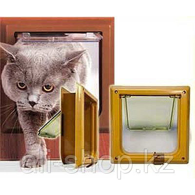 Дверь для кошки - Барсик, итальянский орех - фото 2 - id-p113463602
