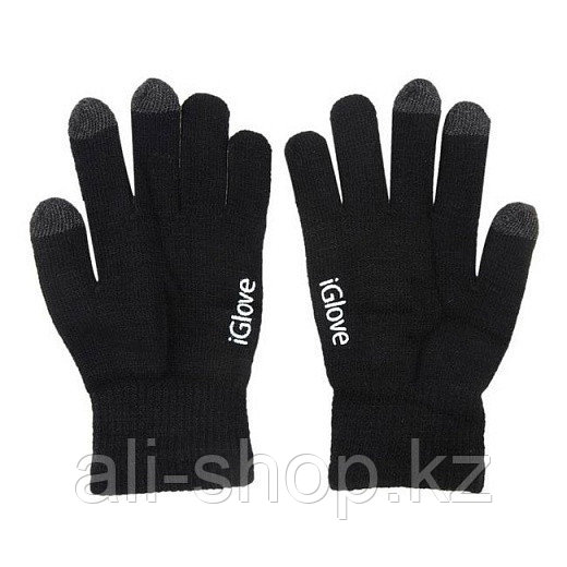 Перчатки iGlove для работы с емкостными экранами (цвет серый) - фото 2 - id-p113463609