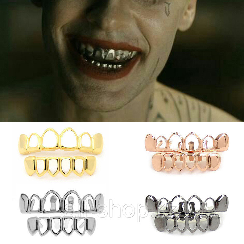 Грилзы, с открытыми зубами, бронза - фото 4 - id-p113463928