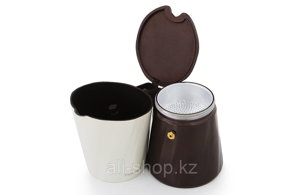 Гейзерная кофеварка 6 чашек Mocco & Latte 738-RDA - фото 2 - id-p113463748