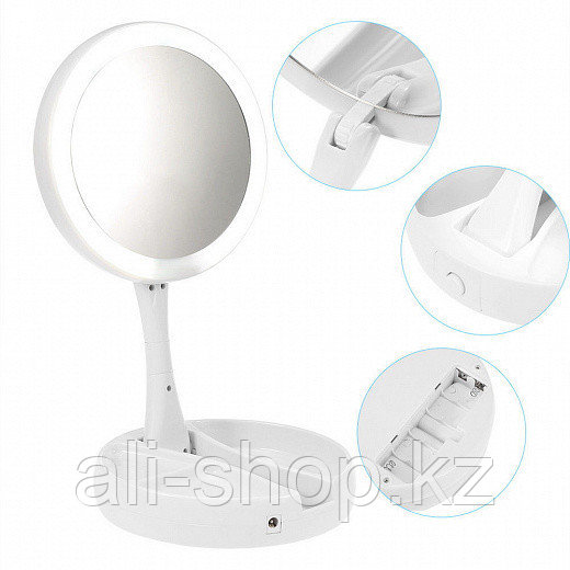 Зеркало со светодиодами My FoldAway Mirror - фото 1 - id-p113464019