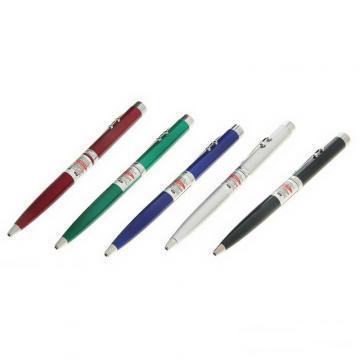 Ручка-фонарик с лазером карманный, 2 диода, цвета МИКС - фото 2 - id-p113463882