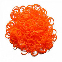 Набор ароматизированных резинок Loom Bands (Лум Бэндз) - 600 шт, оранжевый