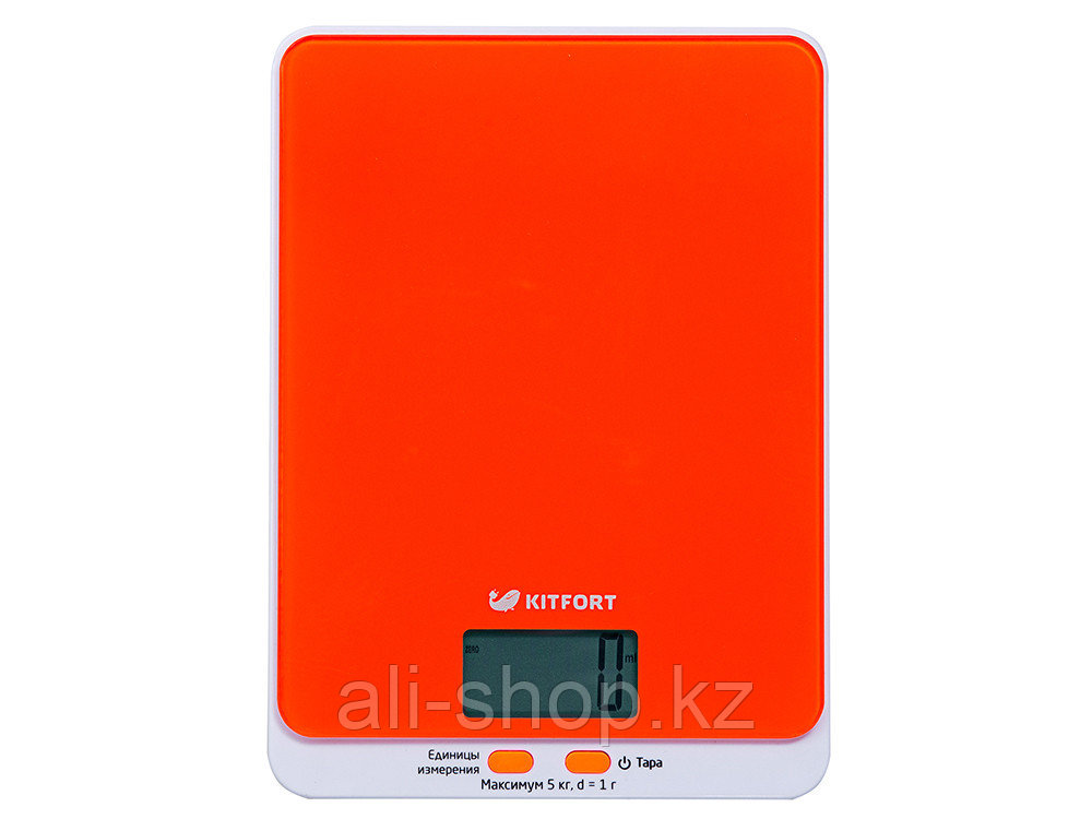 Кухонные точные весы Kitfort 803-КТ , оранжевые - фото 3 - id-p113464664