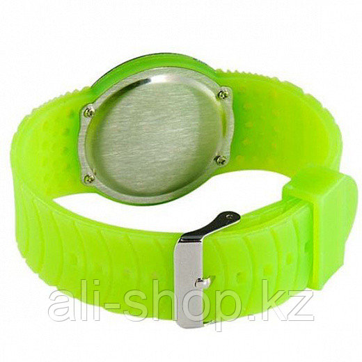 Ультратонкие силиконовые LED часы Nexer G1218 зеленые - фото 5 - id-p113464724