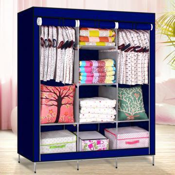 Мобильный тканевый шкаф Storage Wardrobe, синий - фото 3 - id-p113464743