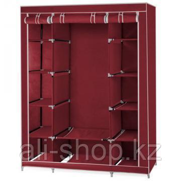 Мобильный тканевый шкаф Storage Wardrobe, коричневый - фото 3 - id-p113464744