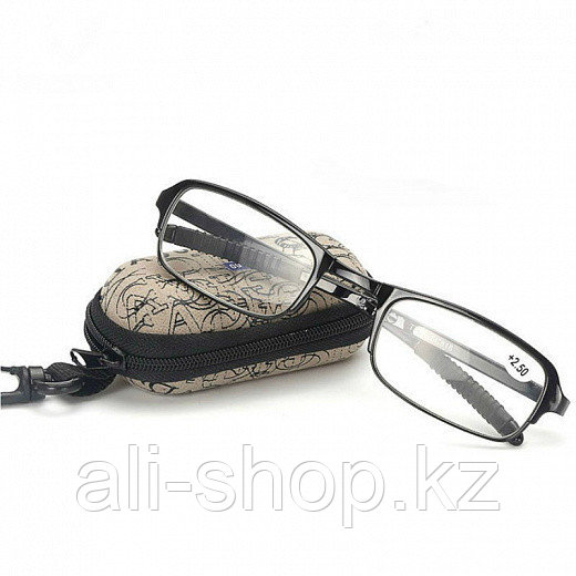 Складные очки - Фокус Плюс, 1 шт. в чехле, черный - фото 1 - id-p113464841