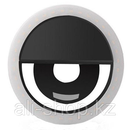 Селфи кольцо - Selfie Ring Light от USB, черное - фото 3 - id-p113464433