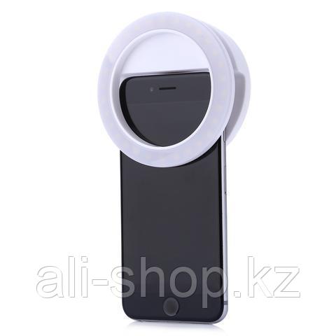 Селфи кольцо - Selfie Ring Light от USB, голубое - фото 5 - id-p113464434