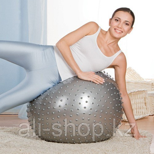 Мяч массажный Massage Ball 65 см с насосом MB-02 - фото 4 - id-p113465044