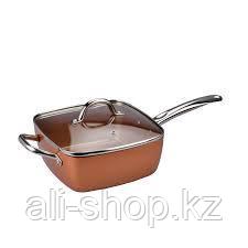 Универсальная сковорода Copper Cook Deep Square Pan - фото 3 - id-p113465299