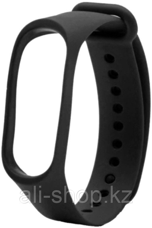 Ремешок для фитнес браслета Xiaomi Mi Band 3 Strap, чёрный - фото 4 - id-p113465892