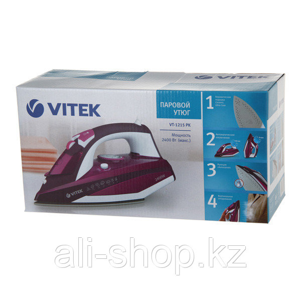 Утюг VITEK 1215(PK) - фото 4 - id-p113466609