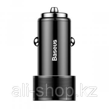 Автомобильная зарядка Baseus Dual-USB Quick Charge Car Charger 36W, чёрный - фото 1 - id-p113466723