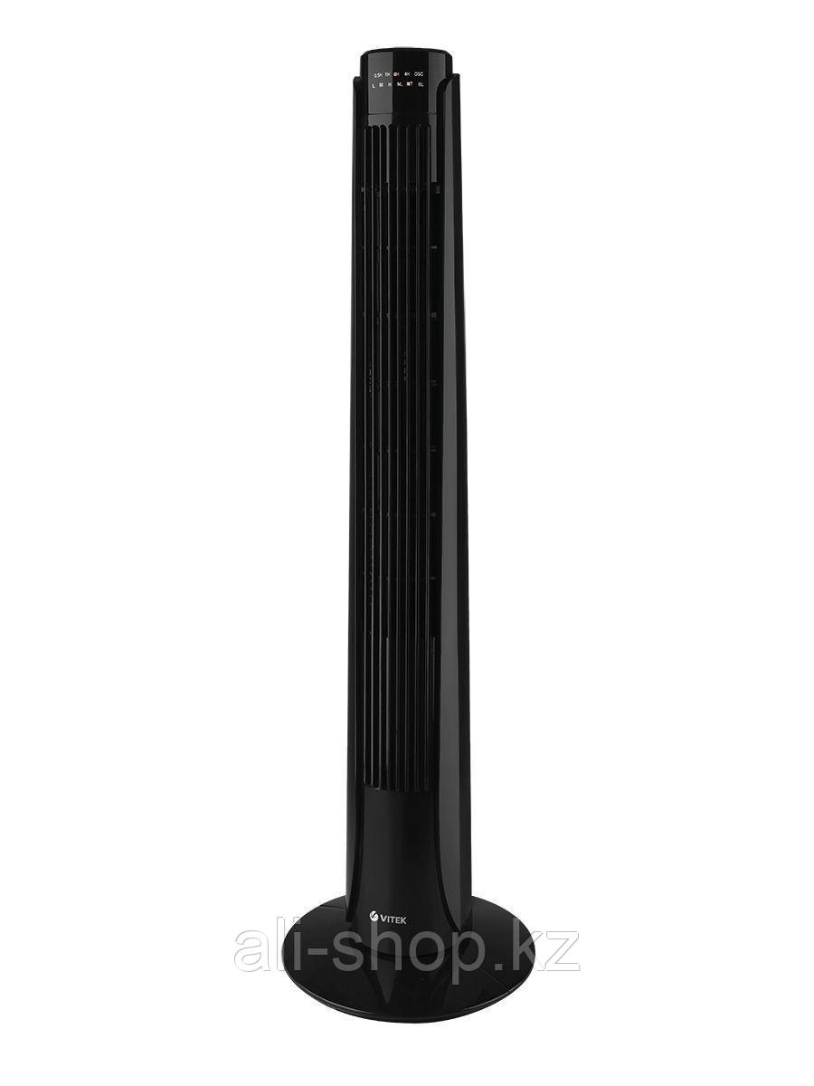 Вентилятор VITEK 1944(BK) напольный, 60 Вт, диаметр 16 д (40 см), 3 скорости вращения, таймер, ПДУ - фото 1 - id-p113466732