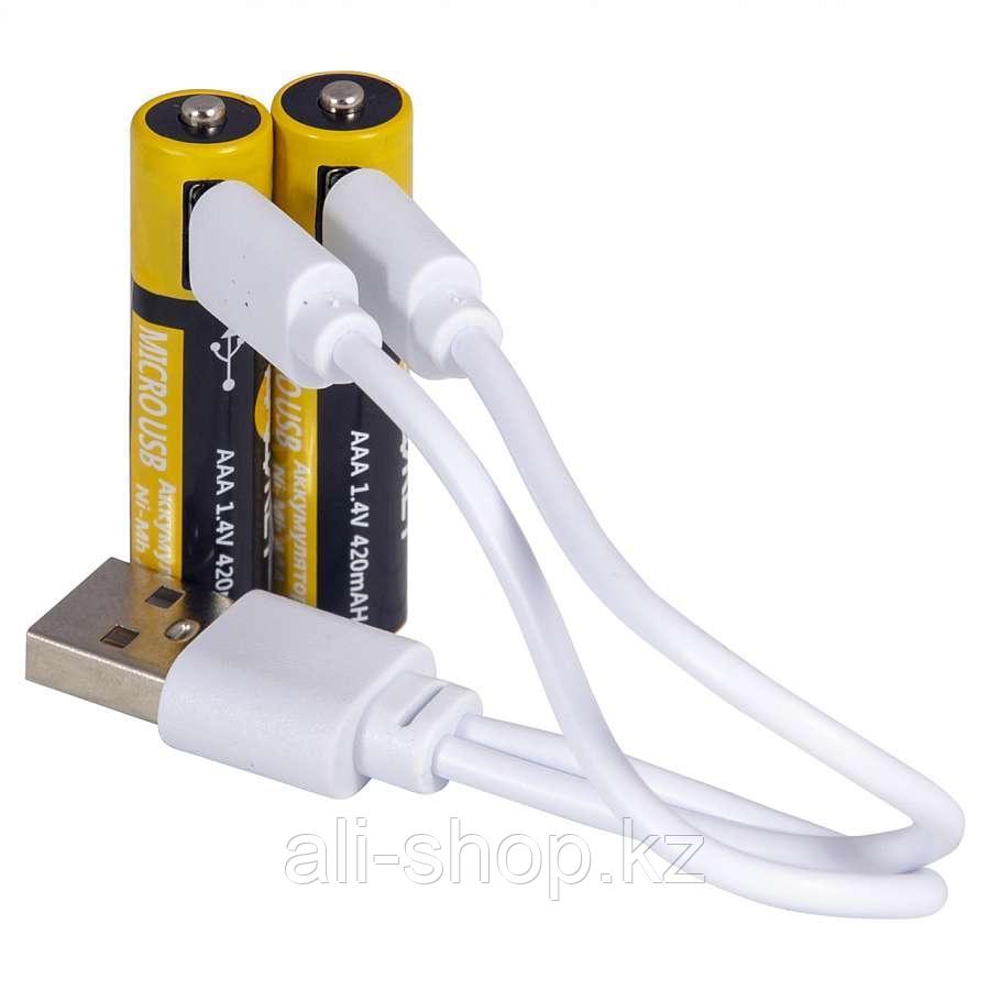 USB батарейки NiMh типа ААА (2 шт) - фото 2 - id-p113466873