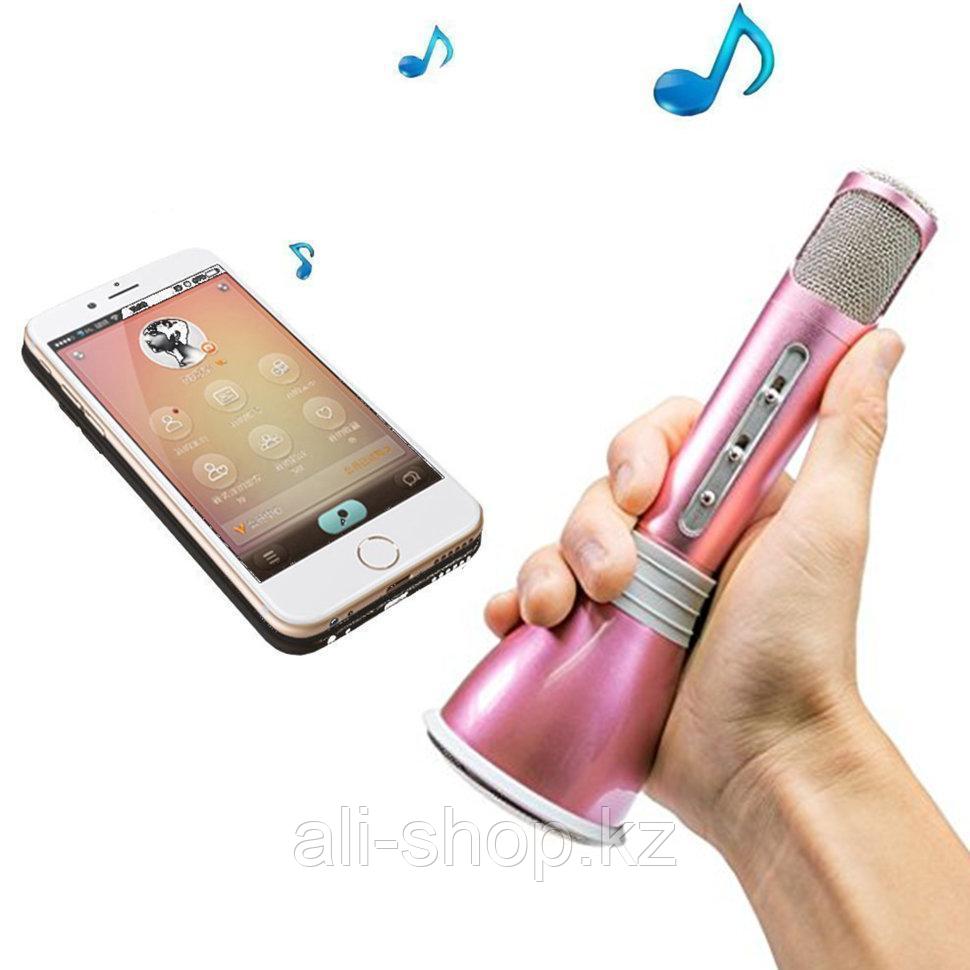 Караоке микрофон Tuxun K068, розовый - фото 4 - id-p113466965