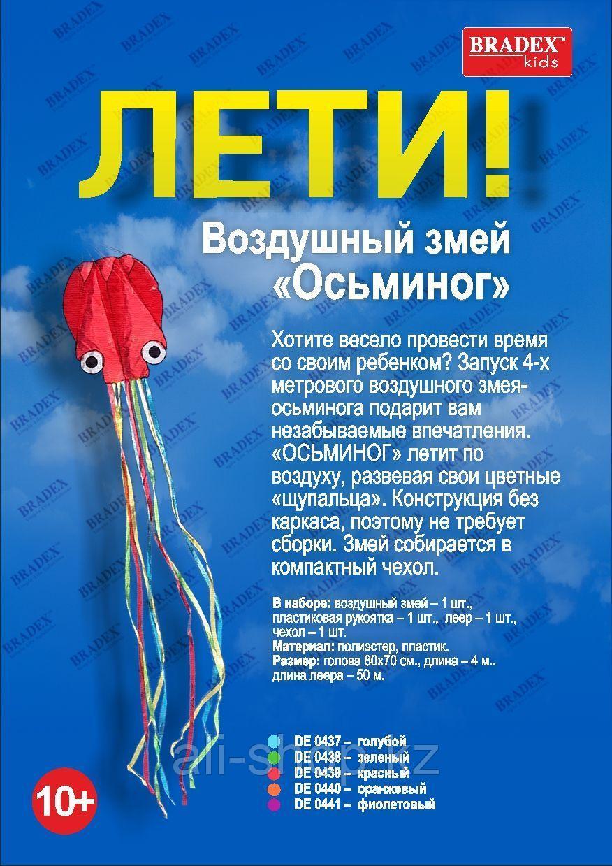 Воздушный змей - Осьминог, фиолетовый - фото 5 - id-p113466315