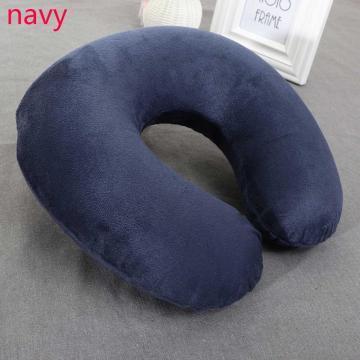 Дорожная подушка с эффектом памяти U-Neck Pillow, синий - фото 1 - id-p113467746