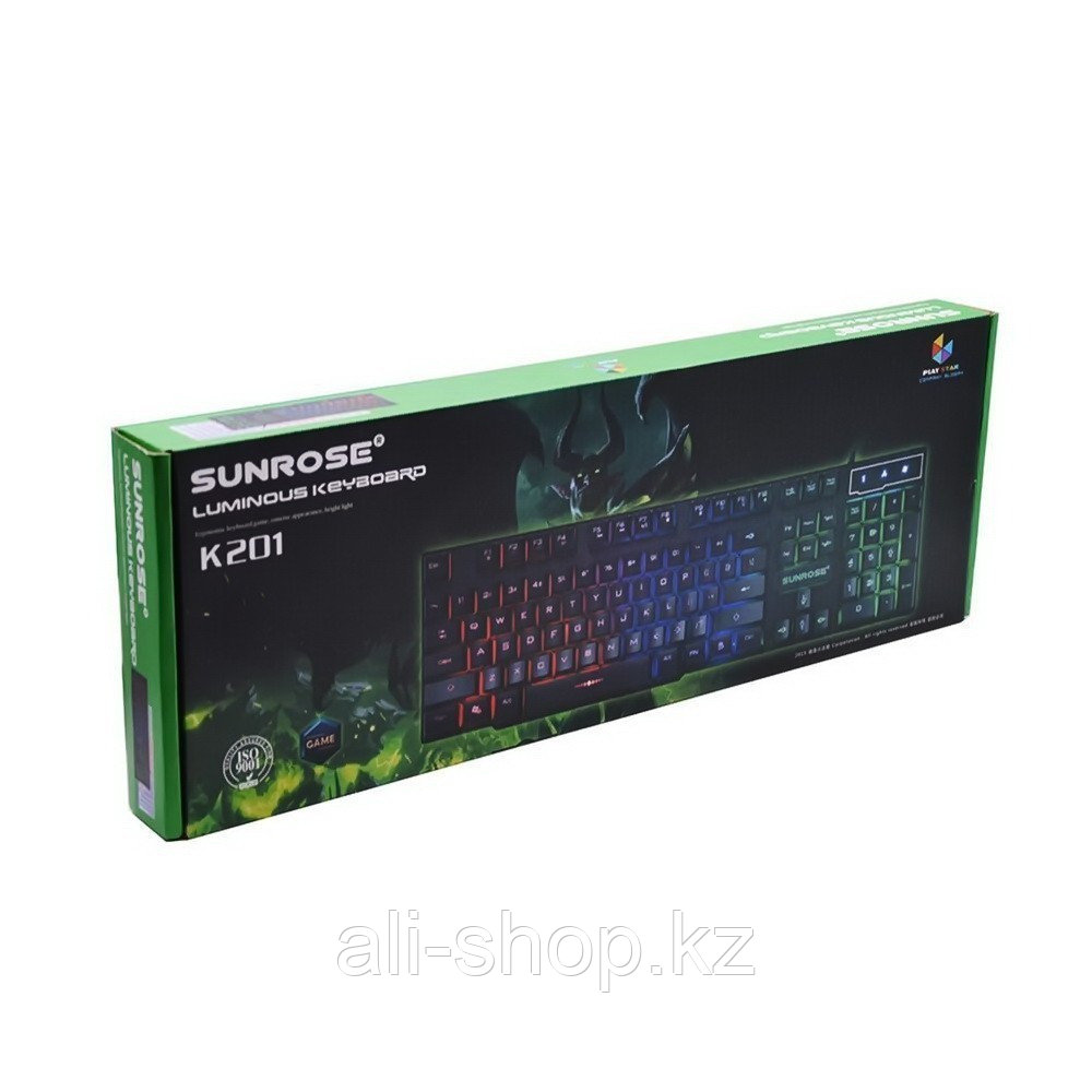 Механическая клавиатура с подсветкой, черный - фото 4 - id-p113467769