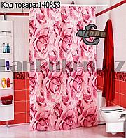 Водонепроницаемая тканевая шторка для ванной Miranda Roses 180x200 см