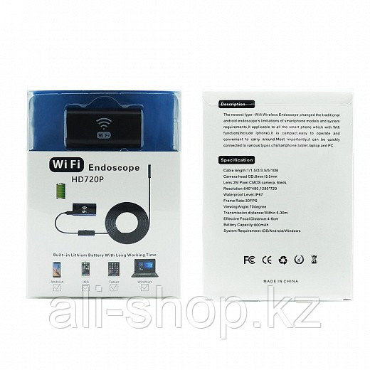 Эндоскоп Wi Fi Endoscope HD720P - фото 3 - id-p113467282