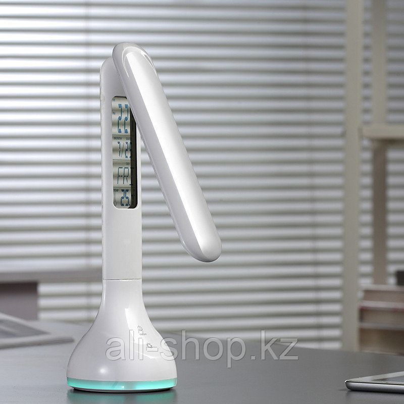 Настольная светодиодная лампа с регулируемой яркостью и календарём Led Calendar Table Lamp, белый - фото 2 - id-p113467296