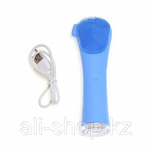 Массажная щетка для чистки лица Hand Cleanser Electric, голубой - фото 4 - id-p113467882